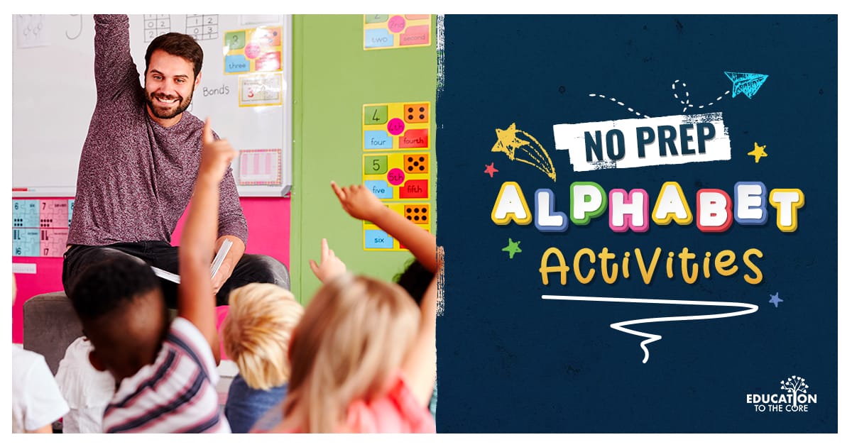 No Prep Alphabet Activities