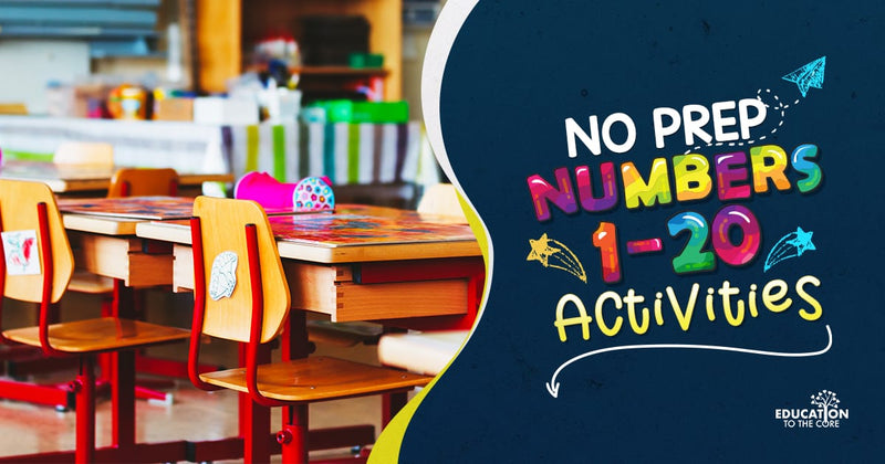 No Prep Numbers 1-20 Activities