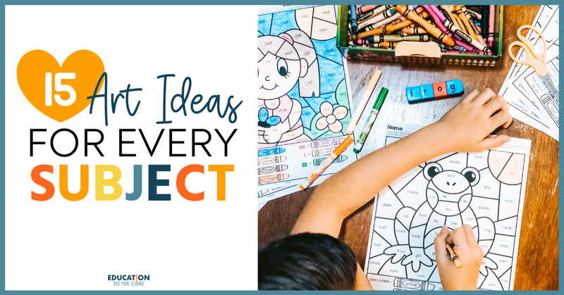 15 Art Ideas for Every Subject!