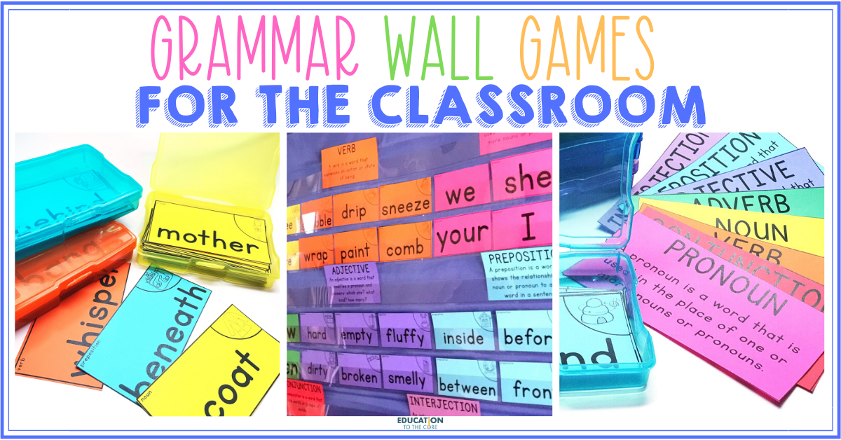 Grammar Wall Games for the Classroom