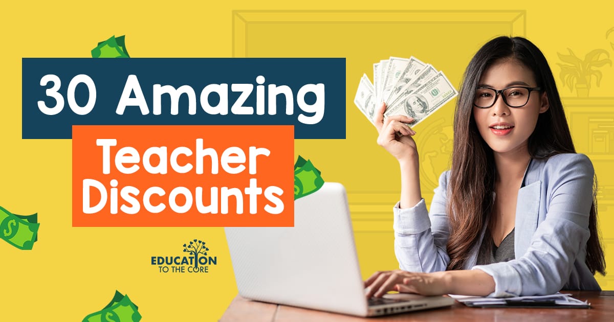 30 Amazing Teacher Discounts