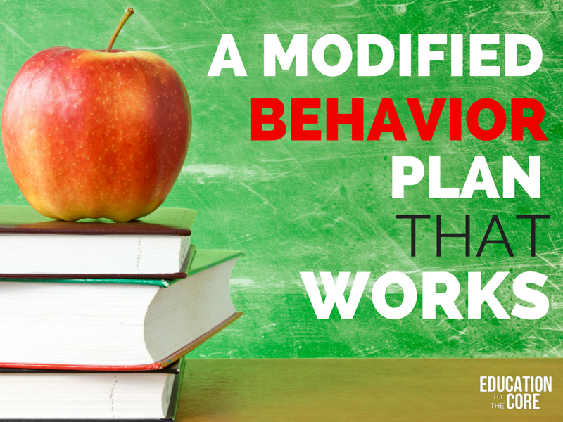 Behavior Plan That Works!