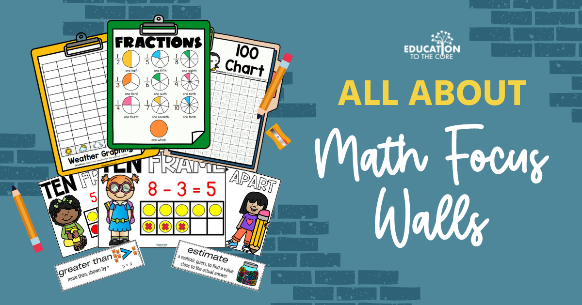 All About Math Focus Walls