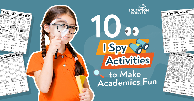 10 I Spy Activities to Make Academics Fun
