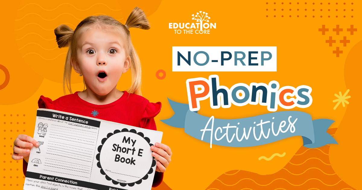 No-Prep Phonics Activities