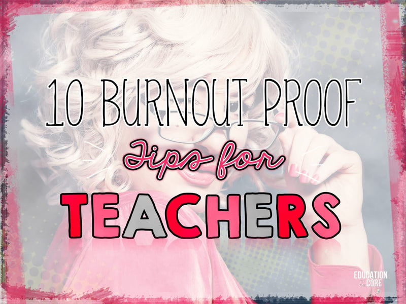 Teacher burnout is real. I know that I’ve experienced it several times and I’m guessing that you have too. None of us are immune to teacher burnout – it doesn’t matter if this is your first or fifteenth year in the classroom – we’re all susceptible.