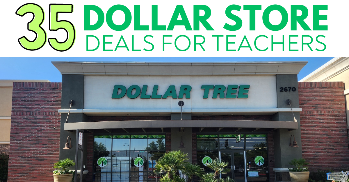 35 Dollar Store Deals for Teachers