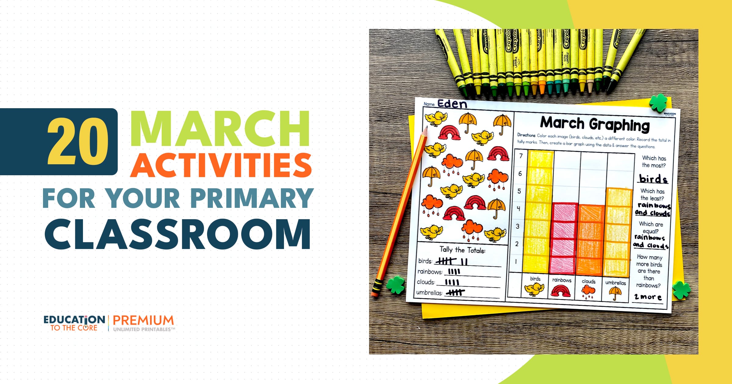20 March Activities for Elementary Students