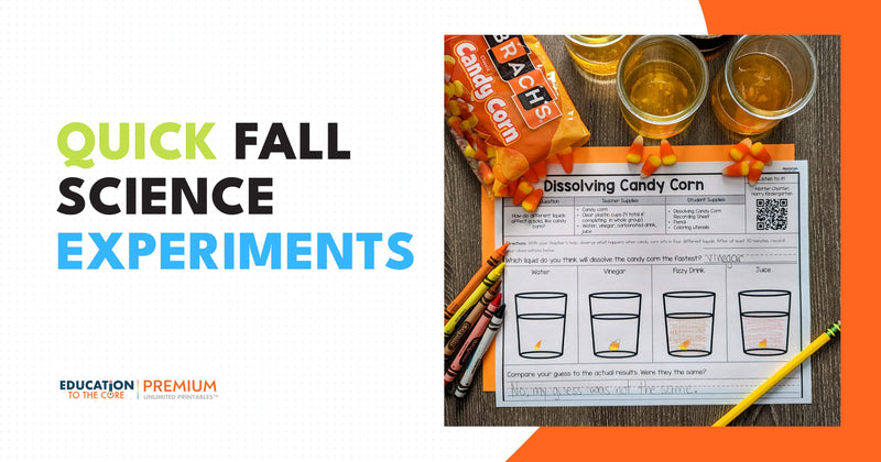 Quick Fall Science Experiments