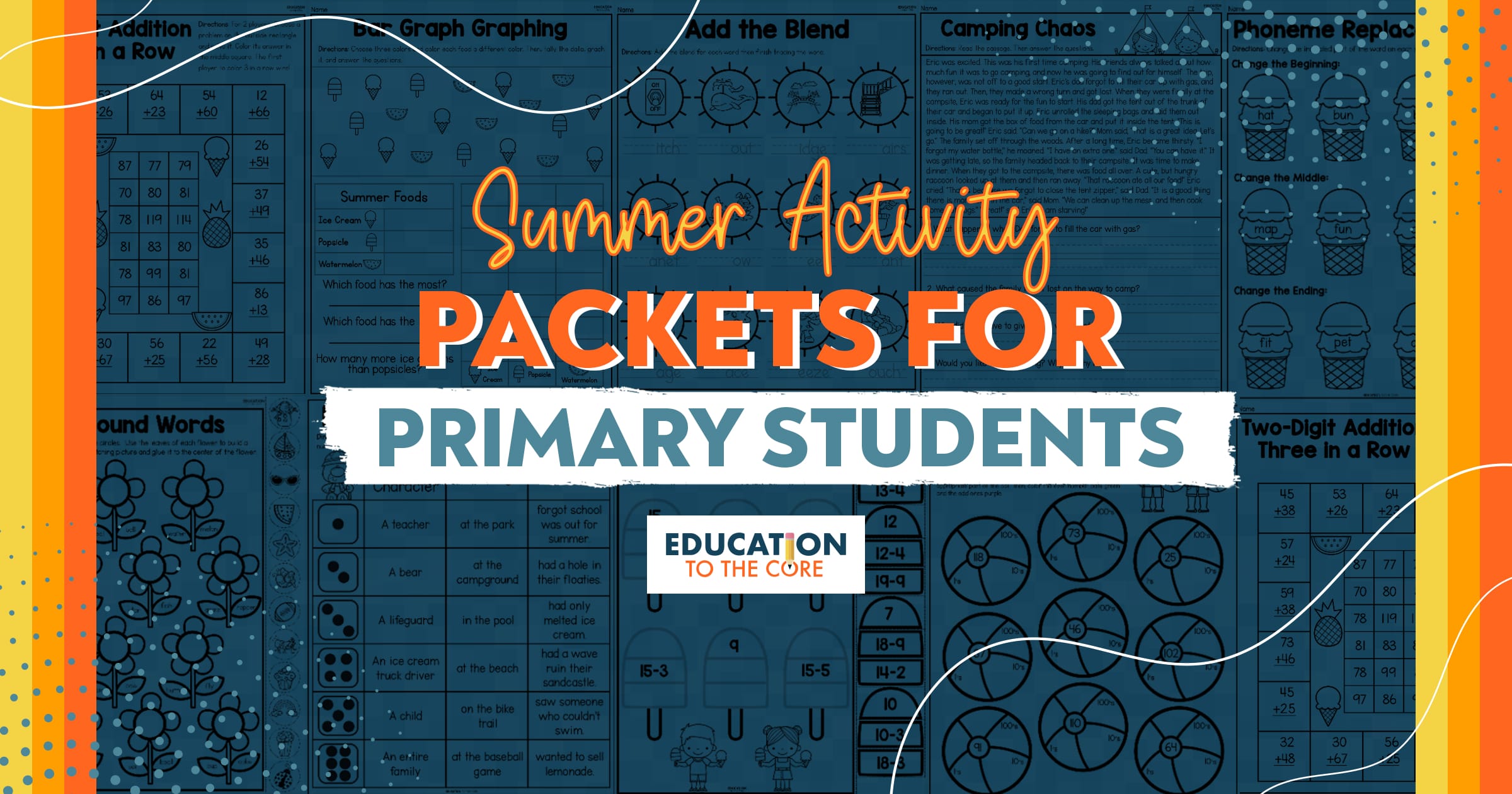 Summer Activity Packets for Primary Students
