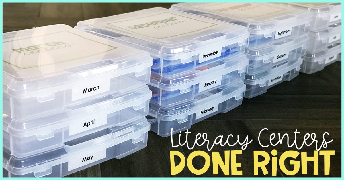 Literacy Centers Done Right