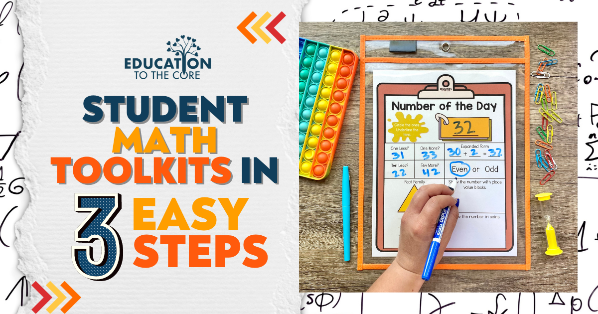 Student Math Toolkits in 3 Easy Steps