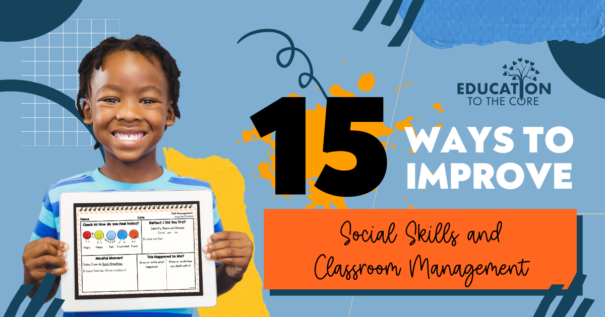 15 Social Skills and Classroom Management Activities