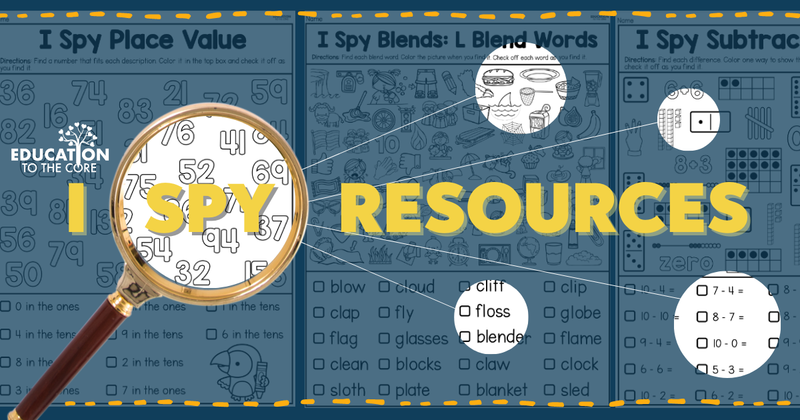 I Spy Resources