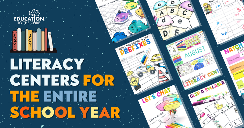 Literacy Centers for the Entire School Year