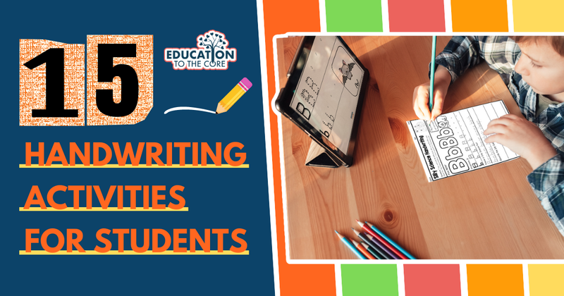 15 Handwriting Activities for Students