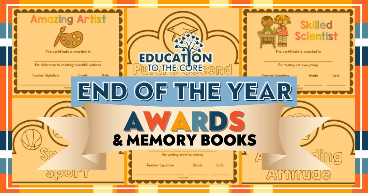 End of the Year Awards and Memory Books