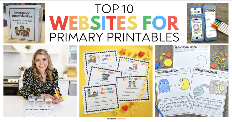 Top 10 Teacher Websites for Worksheets and Printables
