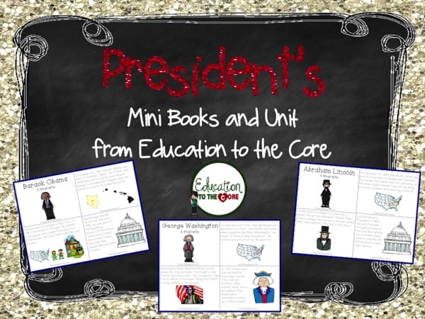 A Presidents Day Worksheet Unit Study!
