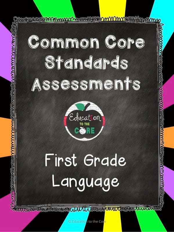 It's Finally Here! First Grade Language Assessments!