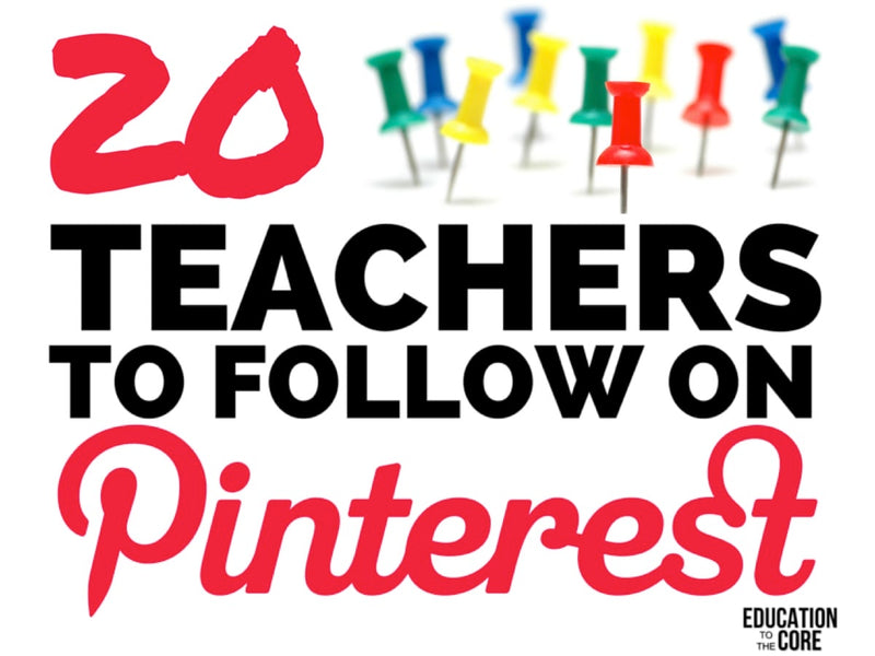20 Teachers to Follow on Pinterest