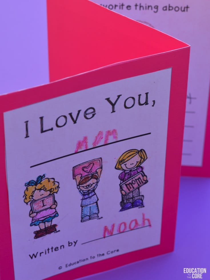 Mother's Day Pop-Up Card and DIY Book Freebie!