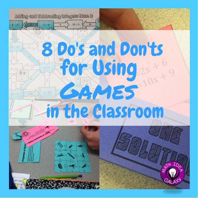 8 Do’s and Don’ts for Using Games in the Classroom