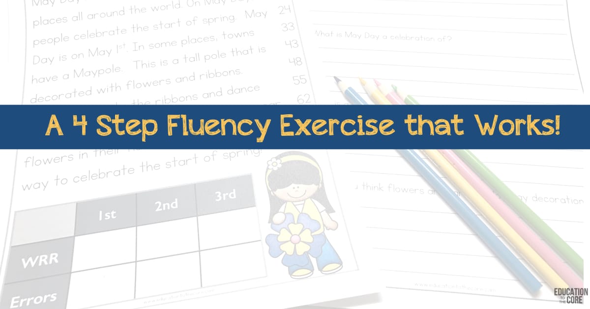 A 4 Step Fluency Exercise that WORKS