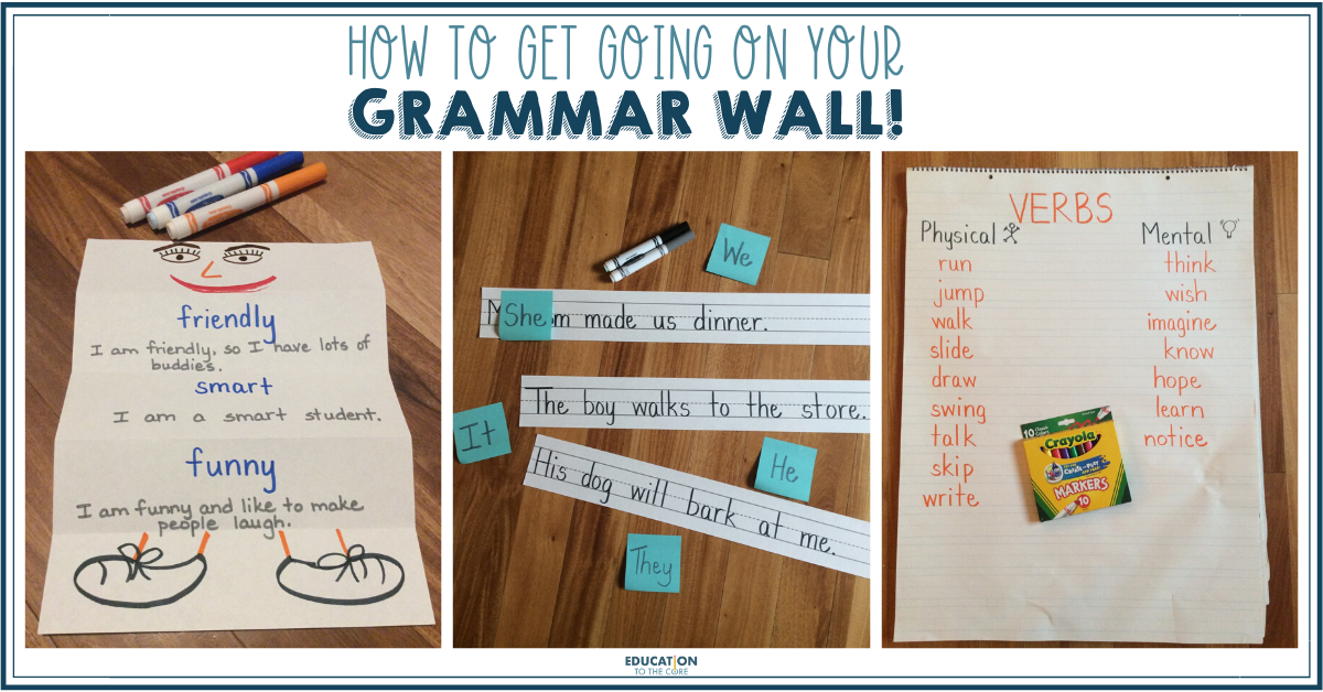 How to Get Going on Your Grammar Wall