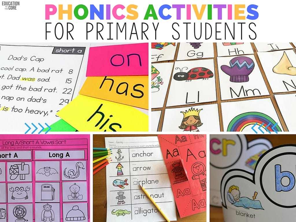 Phonics Activities for Primary Students