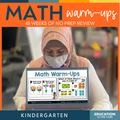 No Prep Math Warm-Ups for Kindergarten