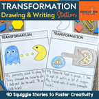Transformation Drawing & Writing Station: 90 Squiggle Stories