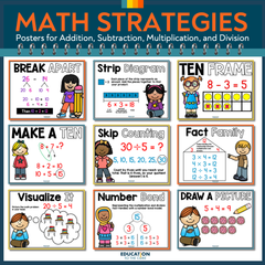 Math Strategies Posters