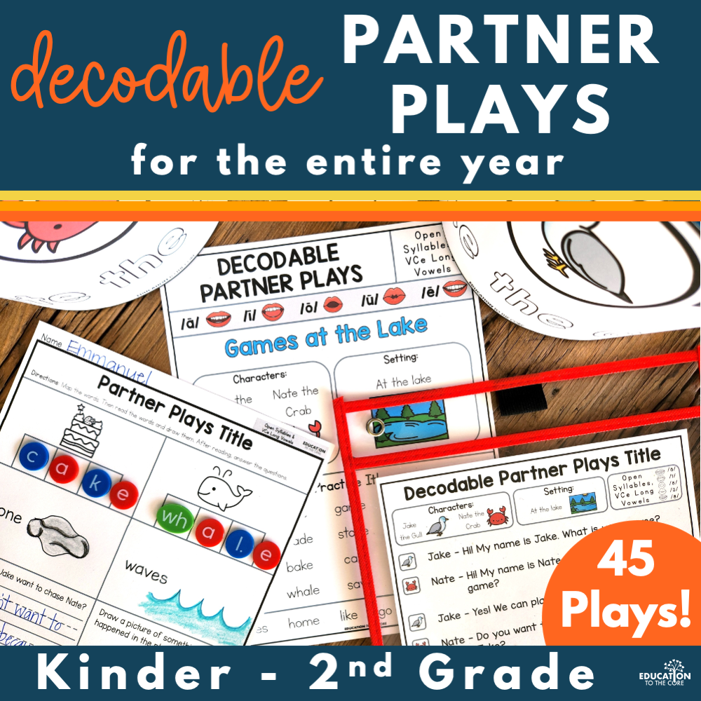 Decodable Partner Plays | Reader's Theater
