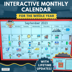Interactive Monthly Calendars