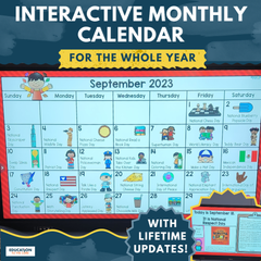 Interactive Monthly Calendars