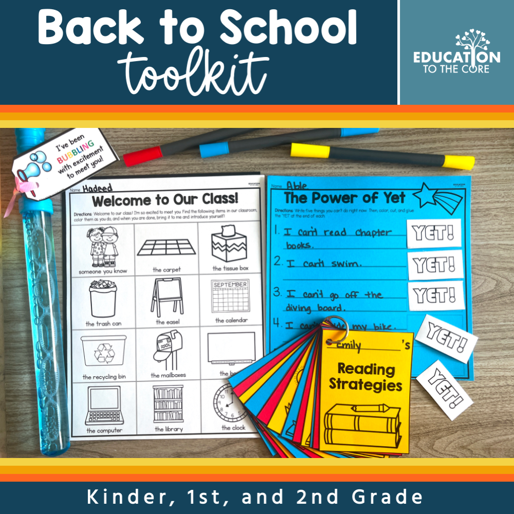 Back to School Packet: First Day Activities