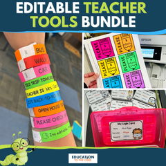 Editable Teacher Tools Bundle