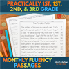 1st-3rd Grade Reading Comprehension Passages Bundle
