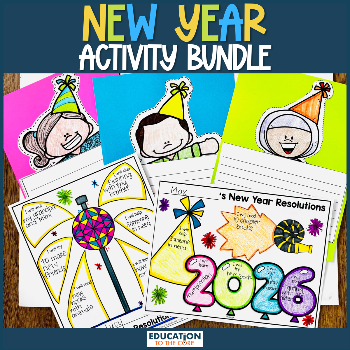 New Year Writing Activity Bundle