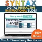 Syntax [Grammar] Digital Interactive Teaching Slides for 2/3