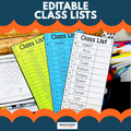 Editable Class Lists