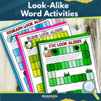 Look-Alike Word Game Boards