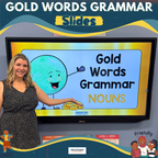Gold Words Grammar Slides Game