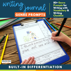 No Prep Writing Prompts with Self-Check Editing
