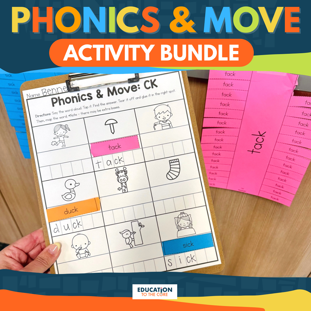 Phonics and Move Activity Bundle