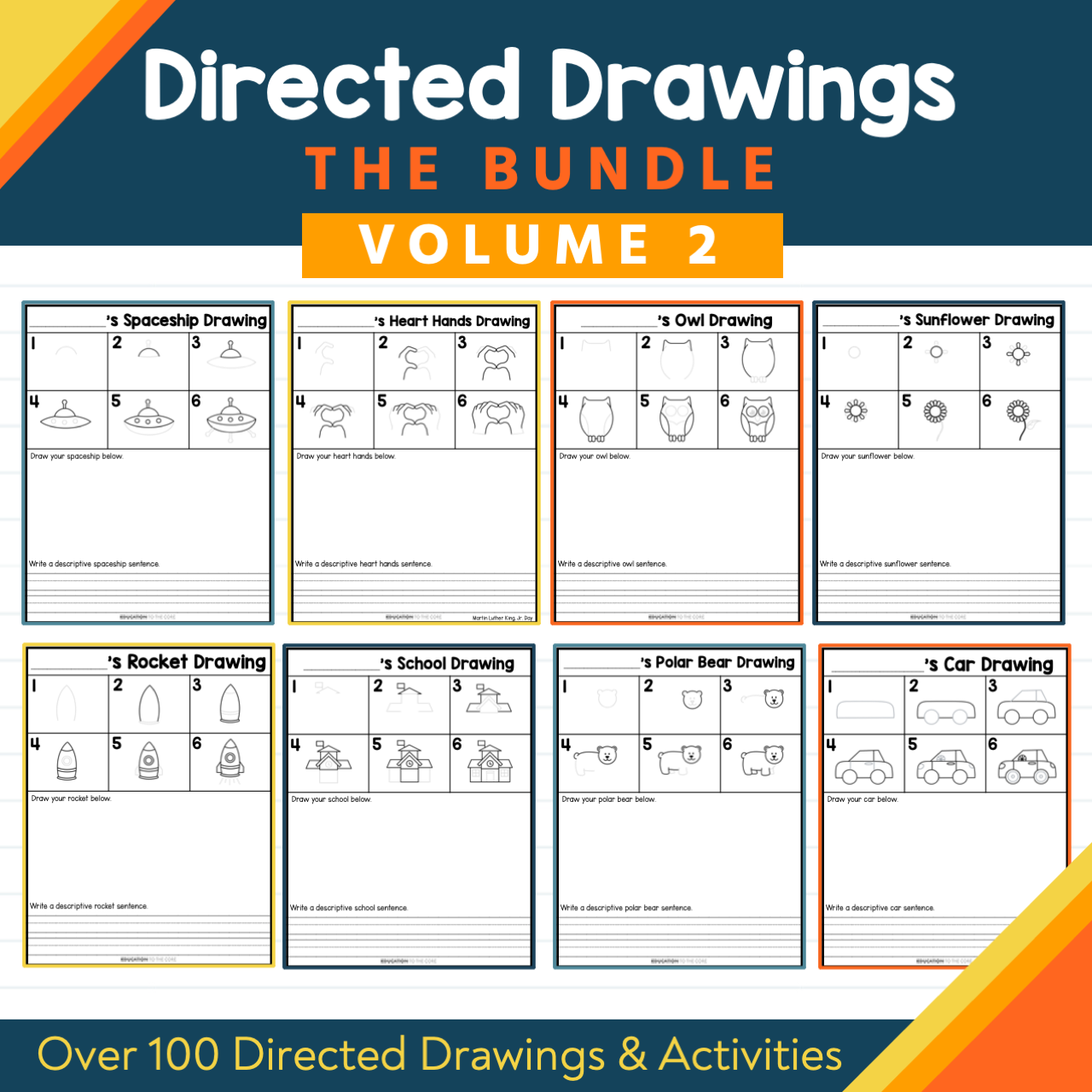 100 Directed Drawings Bundle: Volume 2