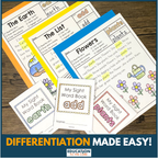 100 Sight Word Booklets for Fry Words 201-300