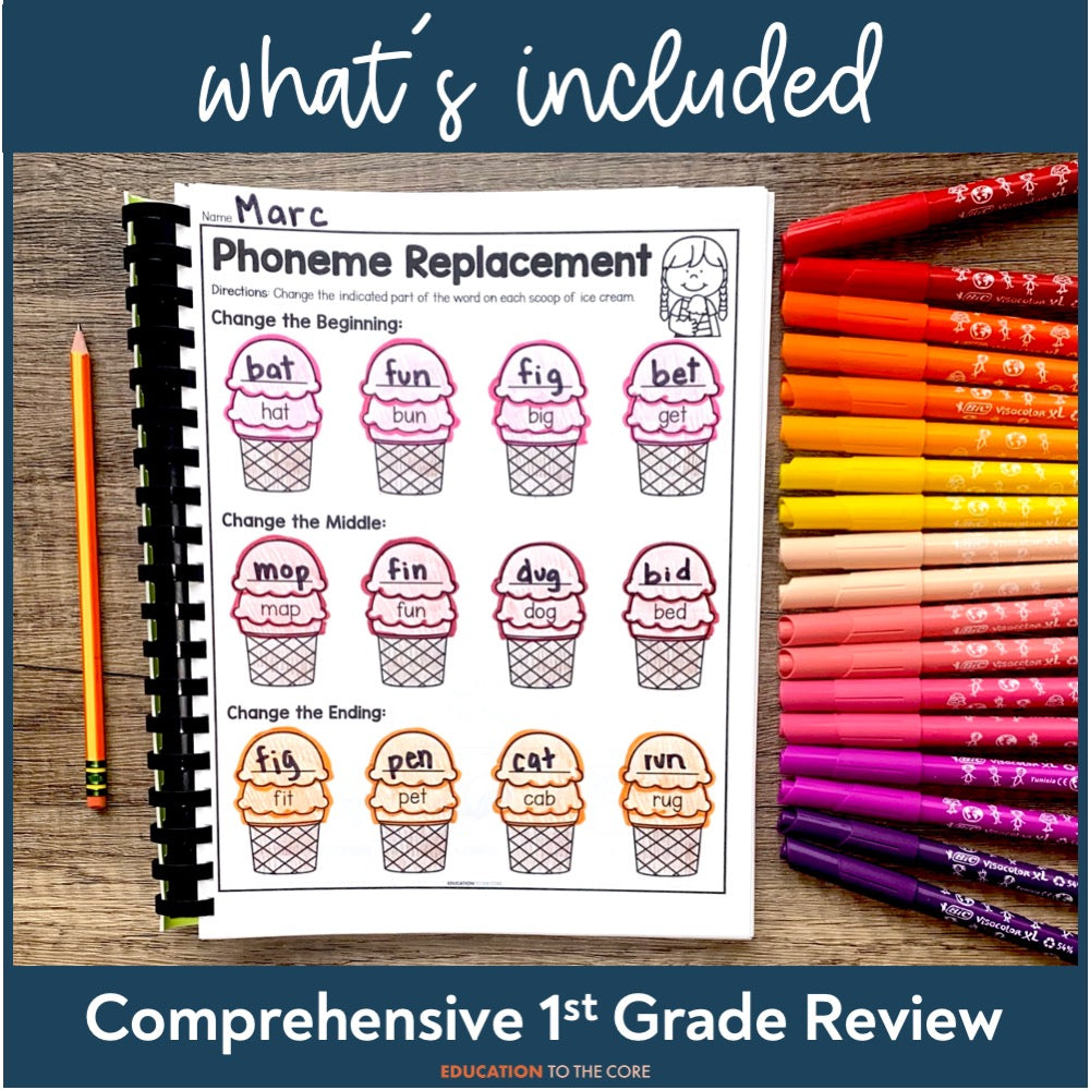 1st Grade Summer Review Packet