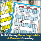 Look-Alike Word Game Boards